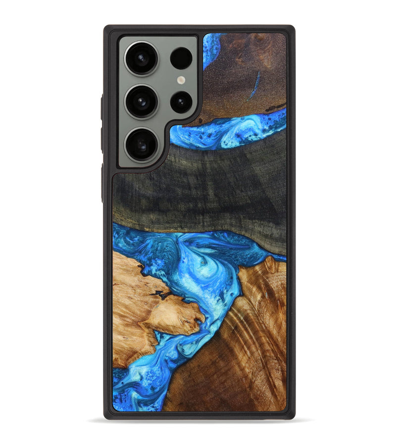 Galaxy S23 Ultra Wood+Resin Phone Case - Dolores (Mosaic, 632133)