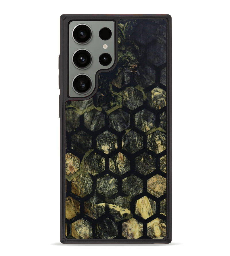 Galaxy S23 Ultra Wood+Resin Phone Case - Emma (Pattern, 647549)