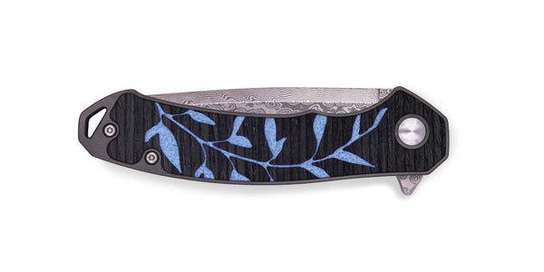 EDC Wood+Resin Pocket Knife - Delbert (Spring, 641816)
