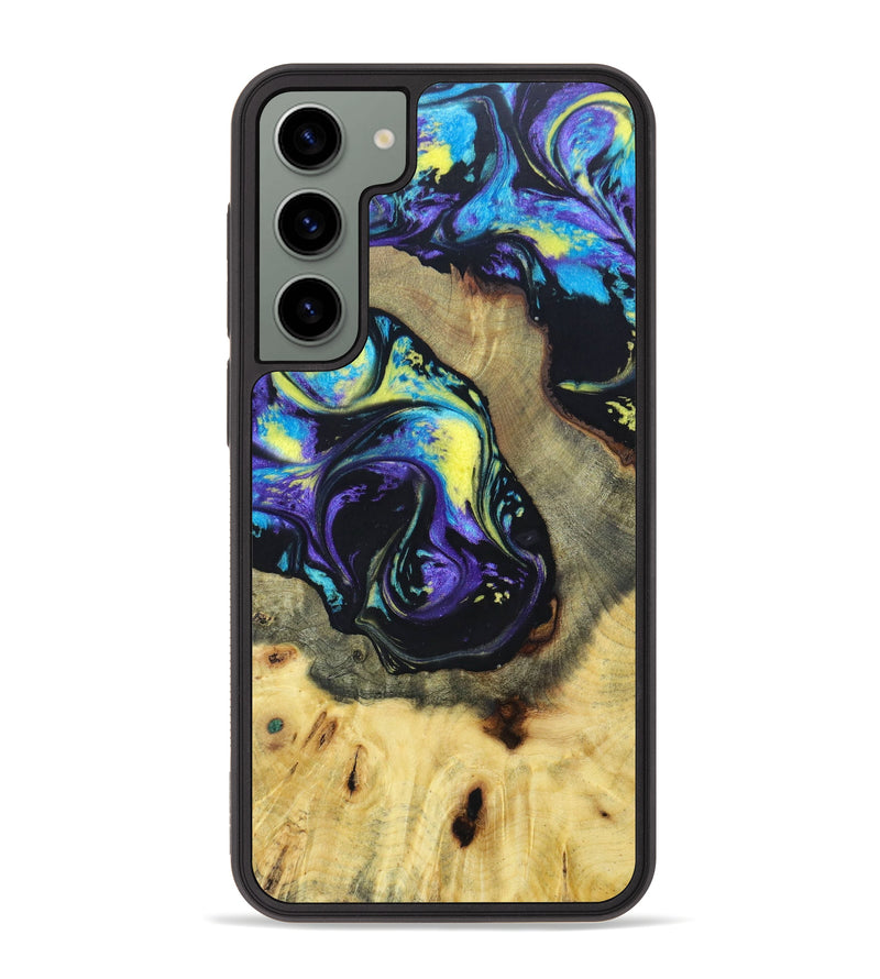 Galaxy S23 Plus Wood+Resin Phone Case - Jordi (Purple, 629454)