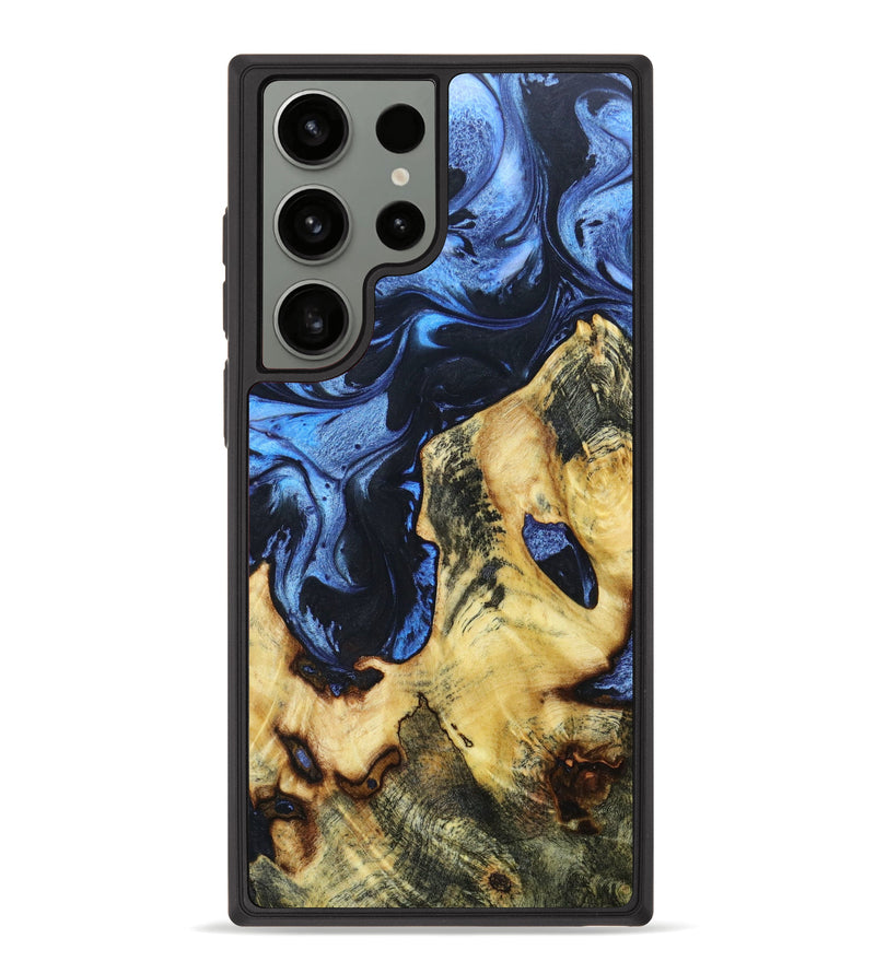 Galaxy S23 Ultra Wood+Resin Phone Case - Kase (Blue, 631312)