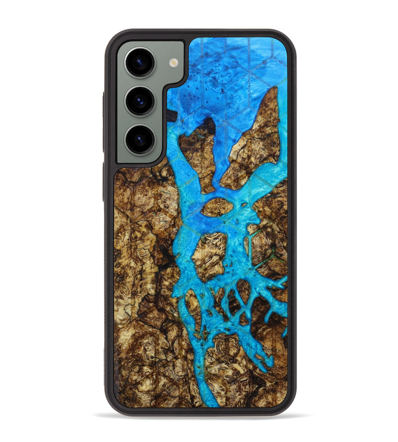 Galaxy S23 Plus Wood+Resin Phone Case - Trinity (Pattern, 638387)