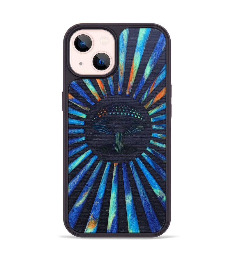 iPhone 14 Wood+Resin Phone Case - Susan (Retro, 634752)