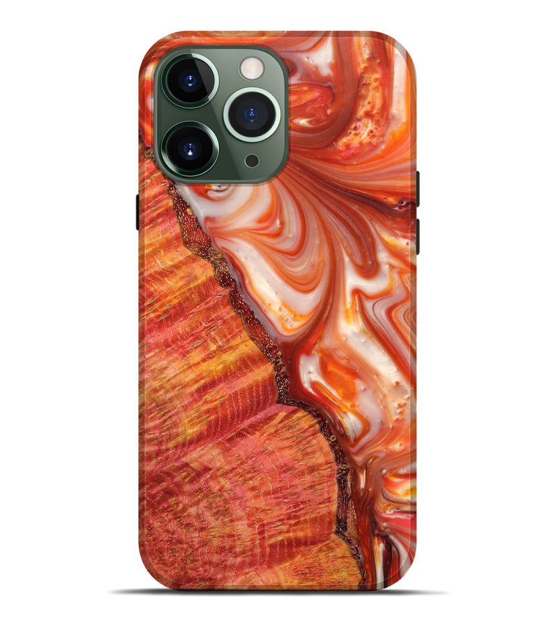 iPhone 13 Pro Max Wood+Resin Live Edge Phone Case - Cason (Artist Pick, 631102)