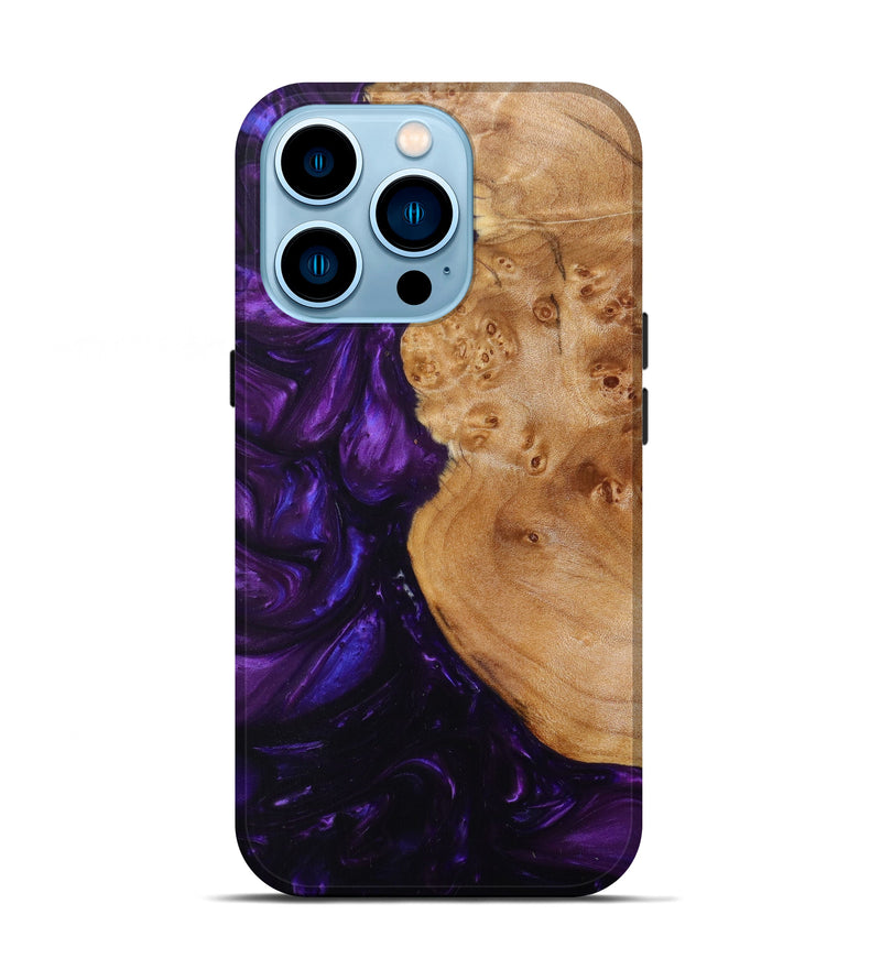 iPhone 14 Pro Wood+Resin Live Edge Phone Case - Toccara (Artist Pick, 627366)