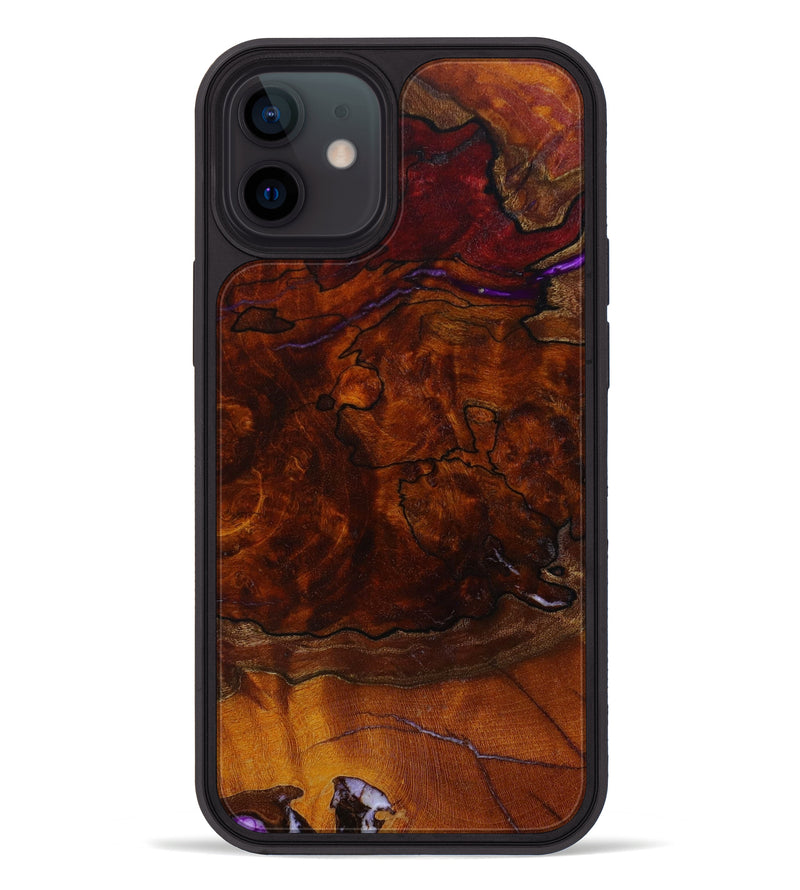 iPhone 12 Wood+Resin Phone Case - Don (Wood Burl, 646835)