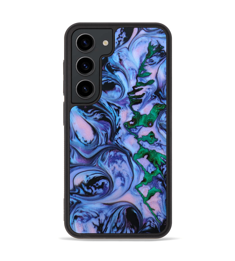 Galaxy S23 Wood+Resin Phone Case - Marsha (Pattern, 642367)