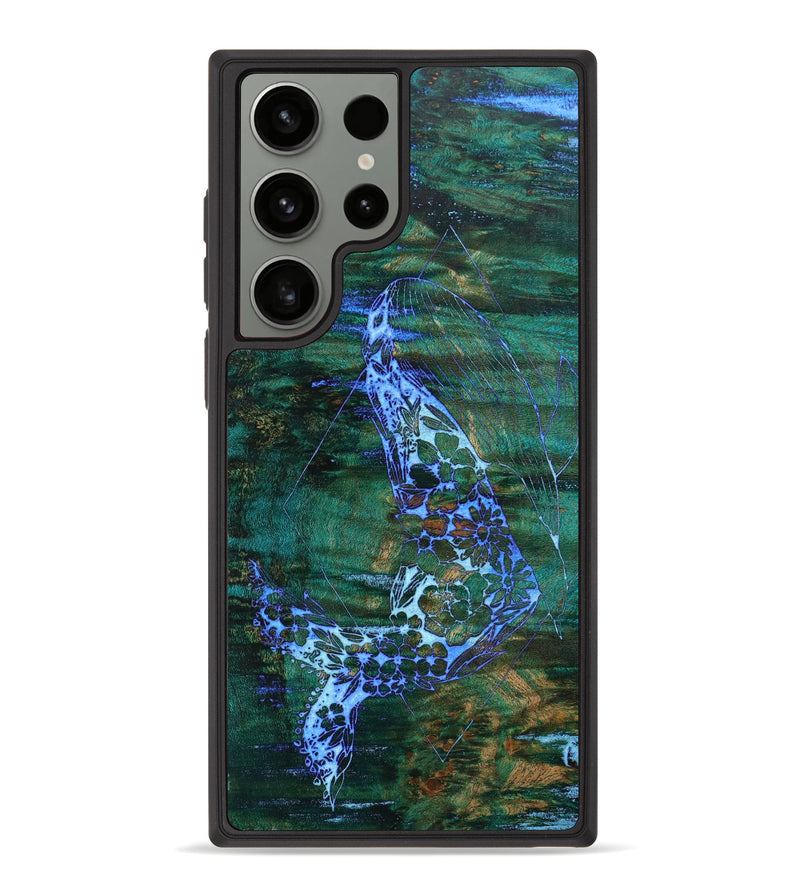 Galaxy S23 Ultra Wood+Resin Phone Case - Darlene (Spring, 640394)