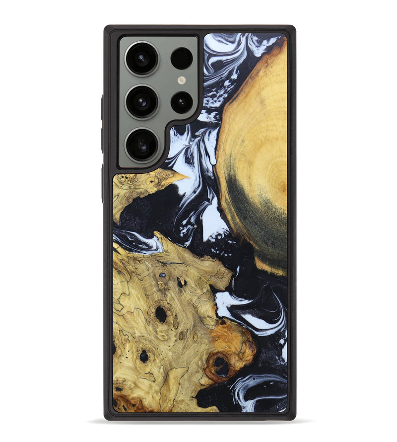 Galaxy S23 Ultra Wood+Resin Phone Case - Roman (Mosaic, 627736)