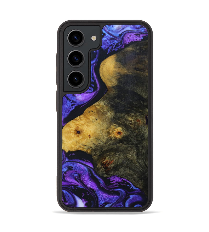 Galaxy S23 Wood+Resin Phone Case - Shayla (Purple, 631010)