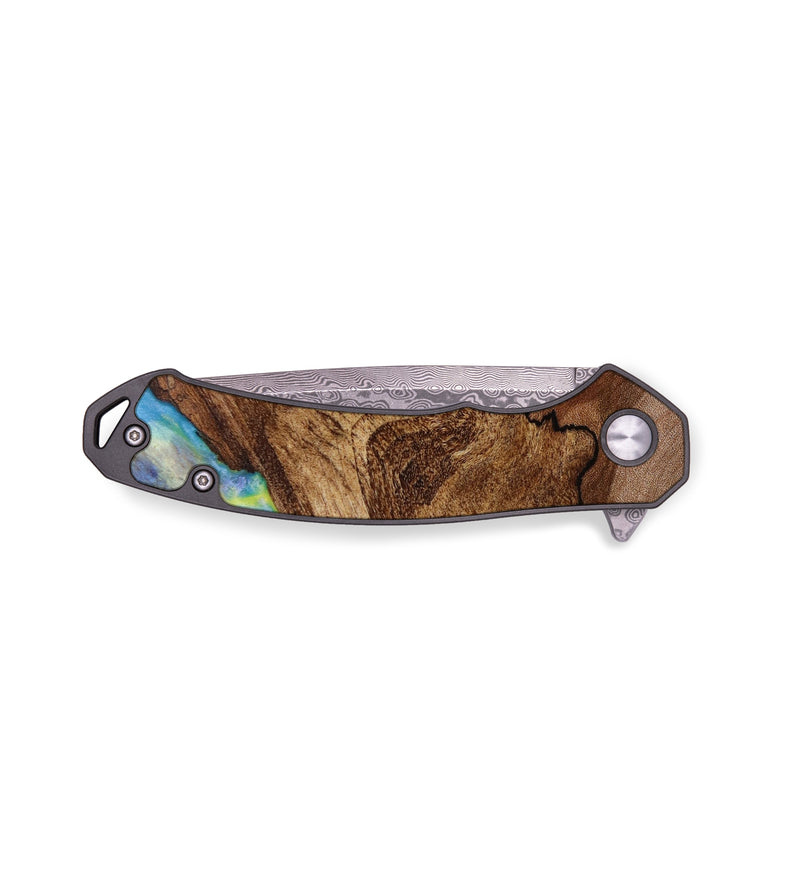 EDC Burl Wood Pocket Knife - Jayleen (Wood Burl, 643491)