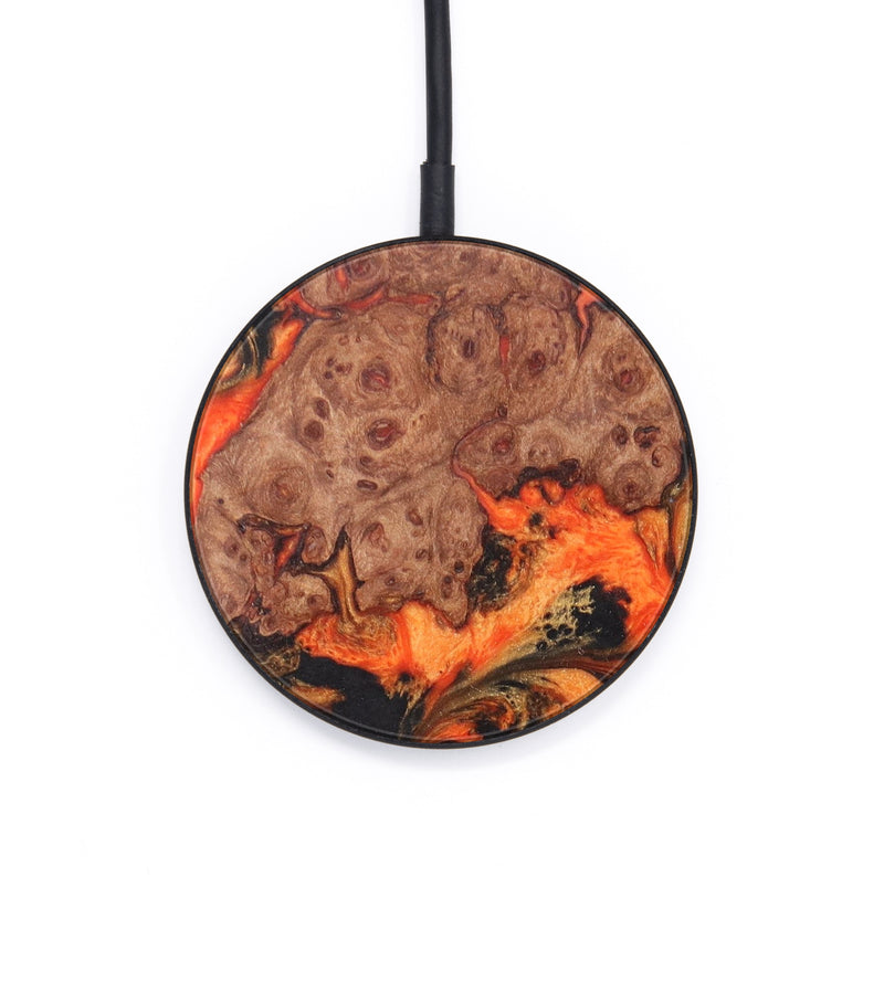 Circle Wood+Resin Wireless Charger - Emilio (Lava, 625099)
