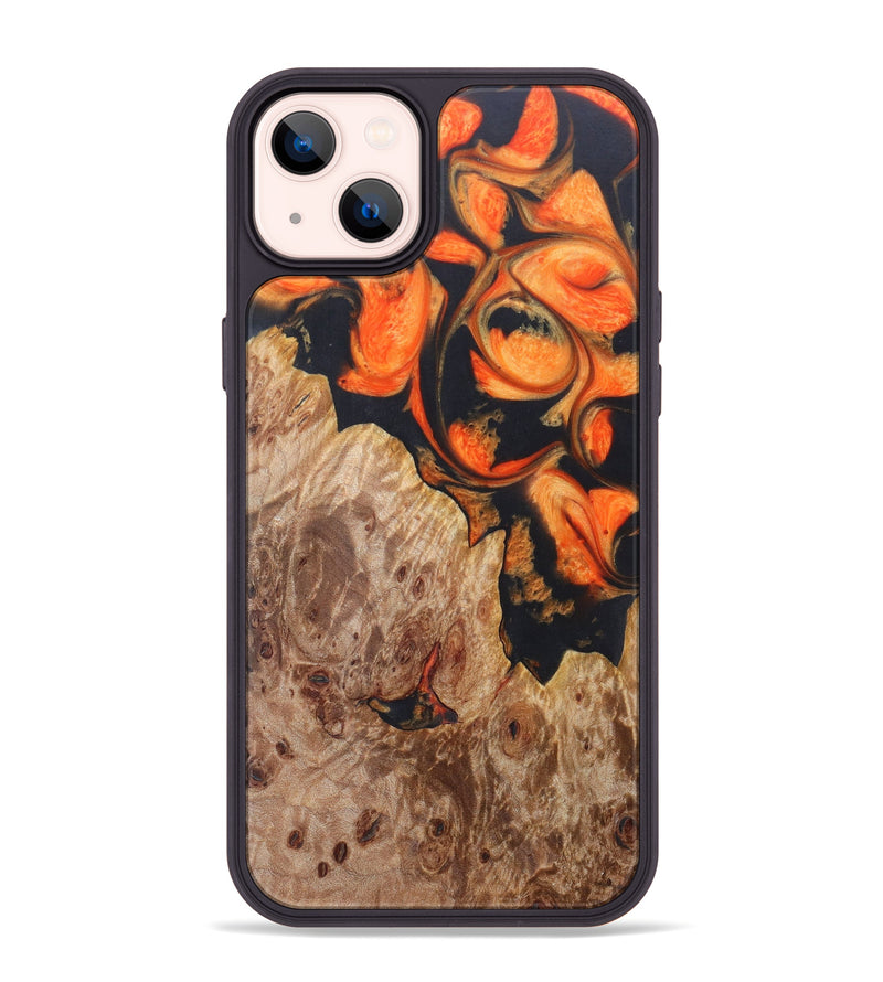 iPhone 14 Plus Wood+Resin Phone Case - Kairo (Lava, 624945)