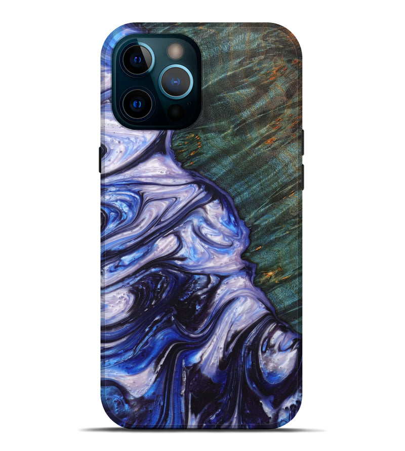 iPhone 12 Pro Max Wood+Resin Live Edge Phone Case - Bradly (Artist Pick, 631855)