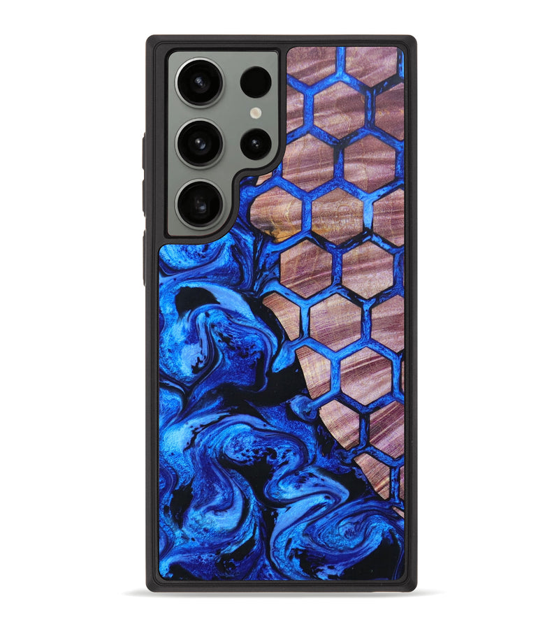 Galaxy S23 Ultra Wood+Resin Phone Case - Mayte (Pattern, 629687)