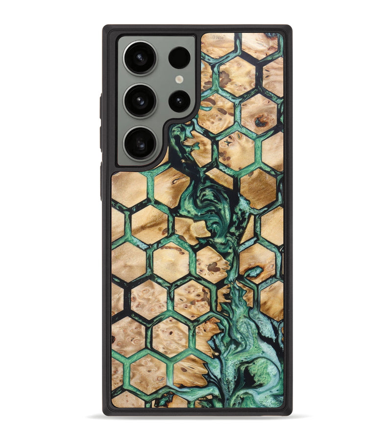 Galaxy S23 Ultra Wood+Resin Phone Case - Robb (Pattern, 631624)
