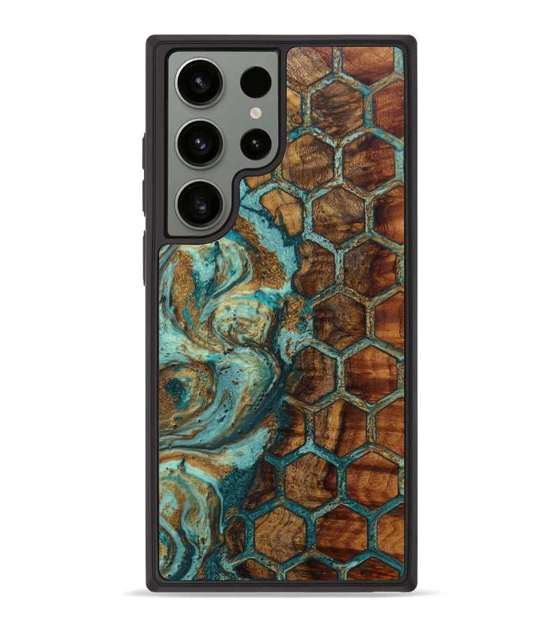 Galaxy S23 Ultra Wood+Resin Phone Case - Ashleigh (Pattern, 643878)