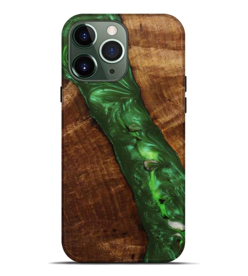 iPhone 13 Pro Max Wood+Resin Live Edge Phone Case - Aubree (Artist Pick, 642867)