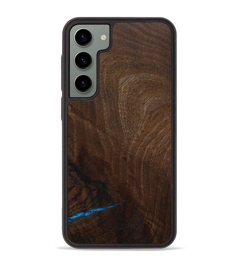 Galaxy S23 Plus Wood+Resin Phone Case - Leslie (Wood Burl, 646567)