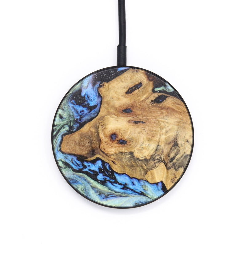 Circle Wood+Resin Wireless Charger - Efrain (Aurora, 617414)