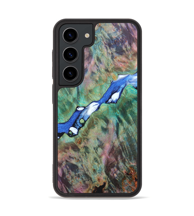 Galaxy S23 Wood+Resin Phone Case - Talon (Blue, 632418)
