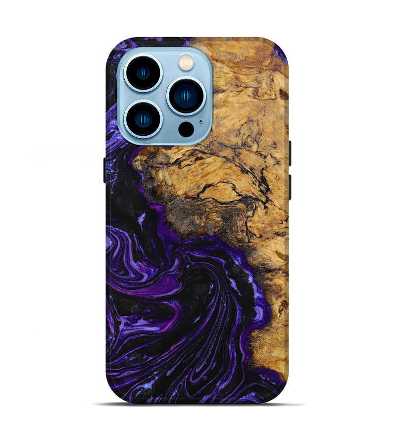 iPhone 14 Pro Wood+Resin Live Edge Phone Case - Camden (Artist Pick, 645552)