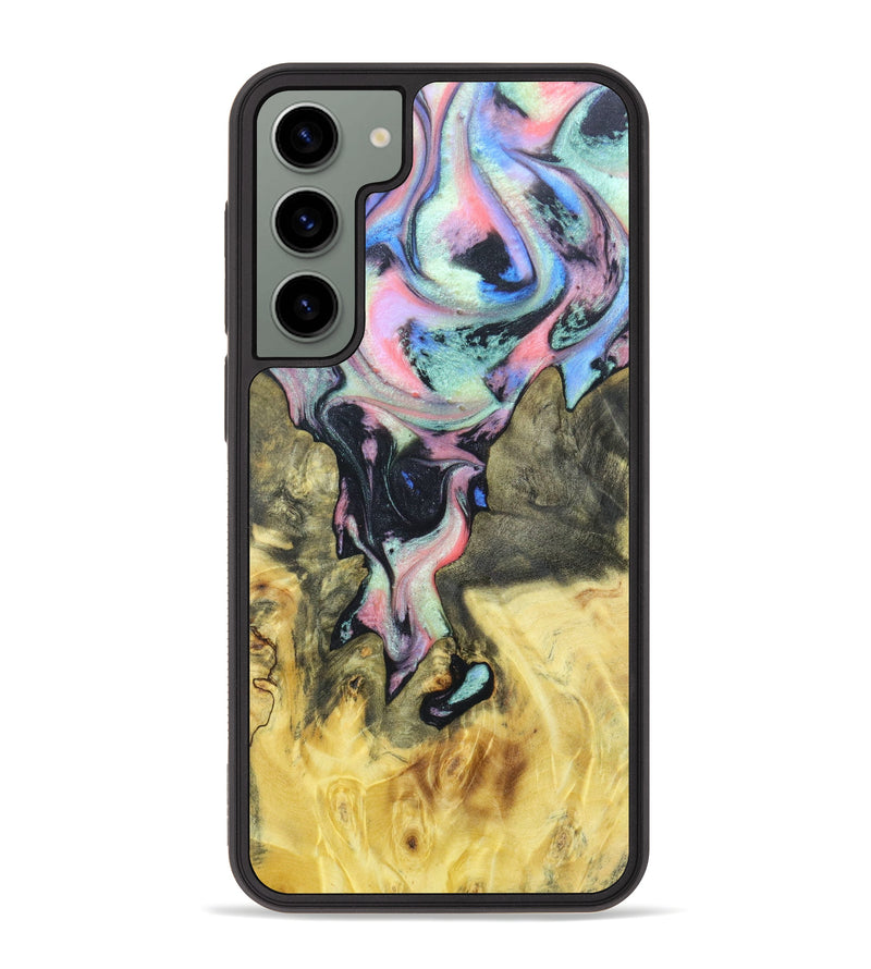 Galaxy S23 Plus Wood+Resin Phone Case - Krew (Purple, 626443)
