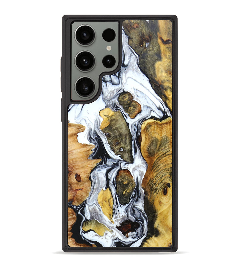 Galaxy S23 Ultra Wood+Resin Phone Case - Rickey (Mosaic, 629489)