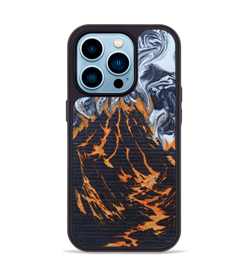 iPhone 14 Pro Wood+Resin Phone Case - Jeramy (Lava, 627067)