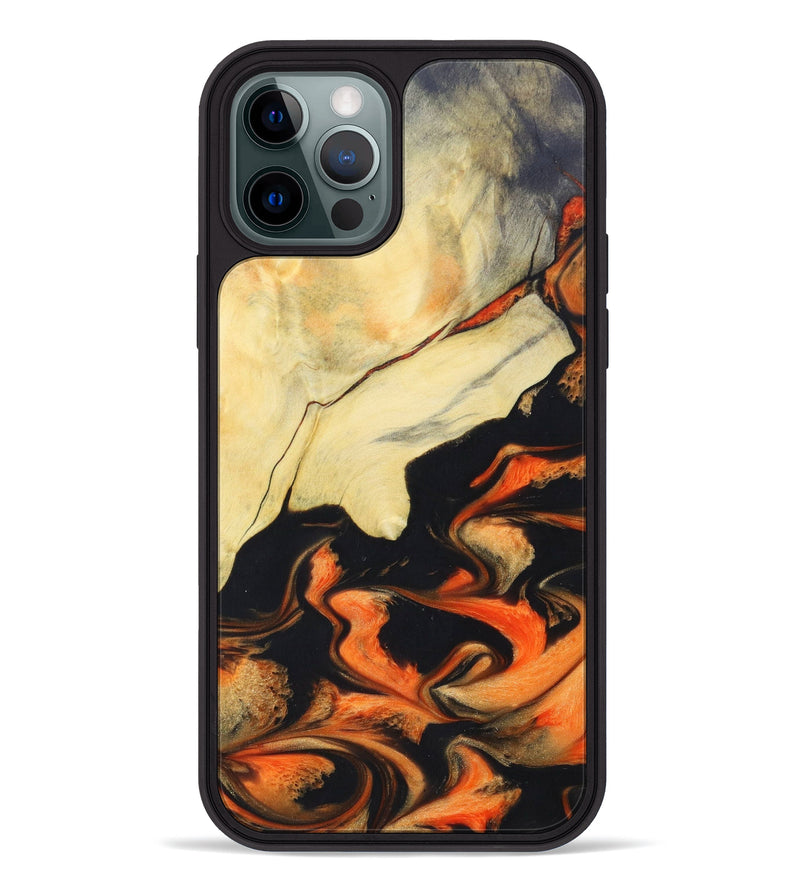 iPhone 12 Pro Wood+Resin Phone Case - Destin (Lava, 625007)