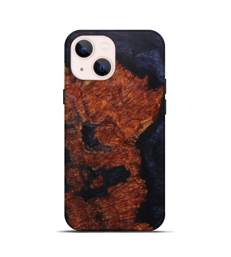 iPhone 13 mini Wood+Resin Live Edge Phone Case - Katrina (Artist Pick, 605701)
