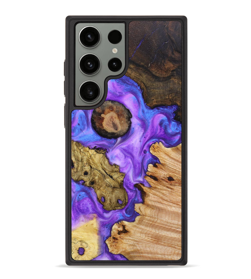Galaxy S23 Ultra Wood+Resin Phone Case - Jamya (Mosaic, 631758)