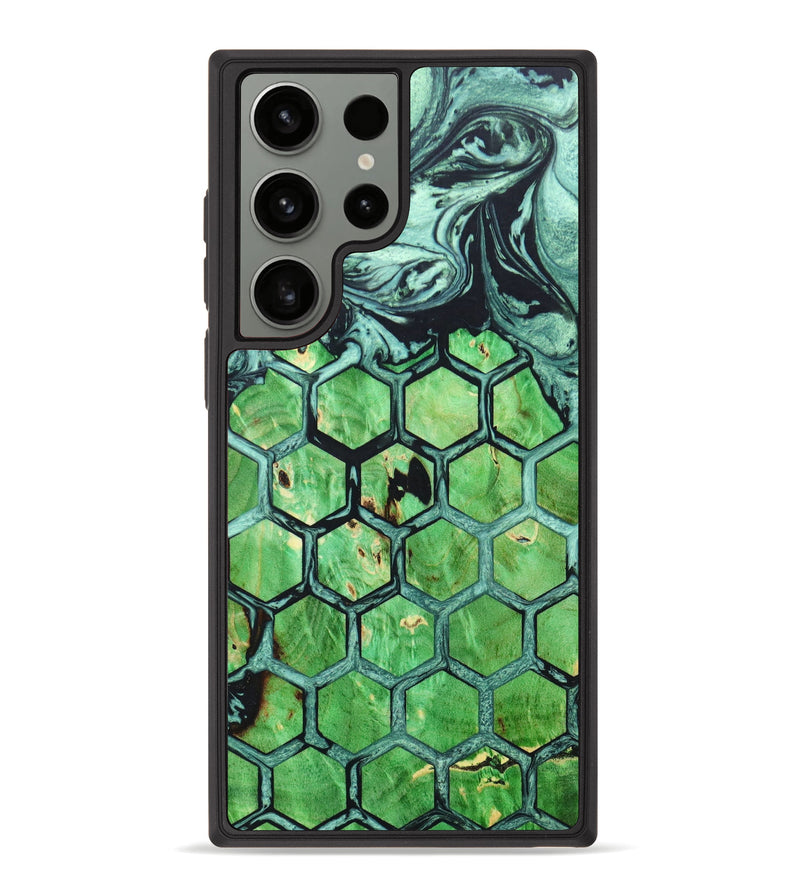 Galaxy S23 Ultra Wood+Resin Phone Case - Walker (Pattern, 635723)