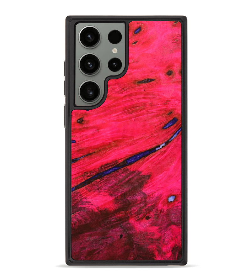 Galaxy S23 Ultra Wood+Resin Phone Case - Carolina (Wood Burl, 646019)