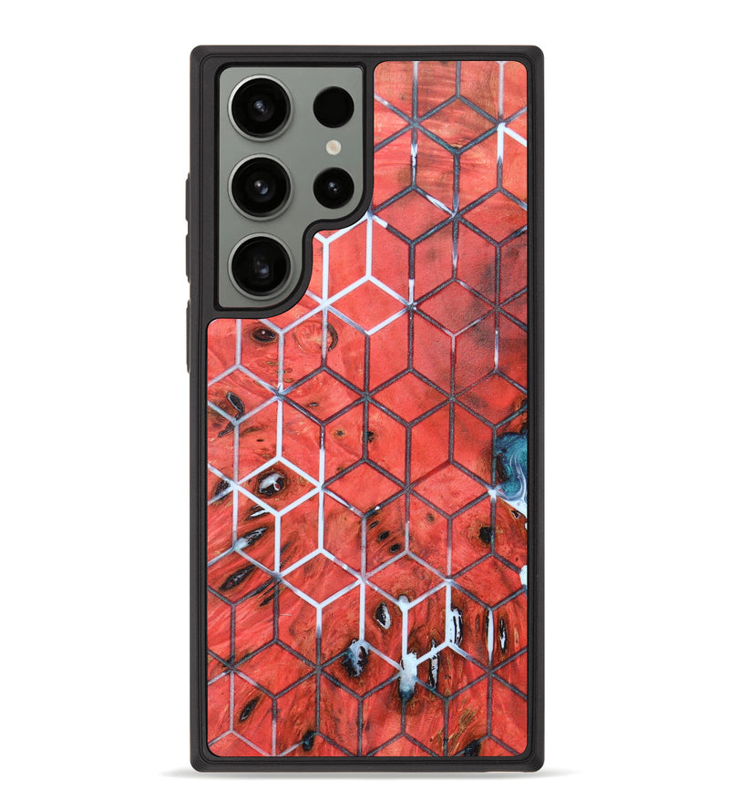 Galaxy S23 Ultra Wood+Resin Phone Case - Bethzy (Pattern, 626427)