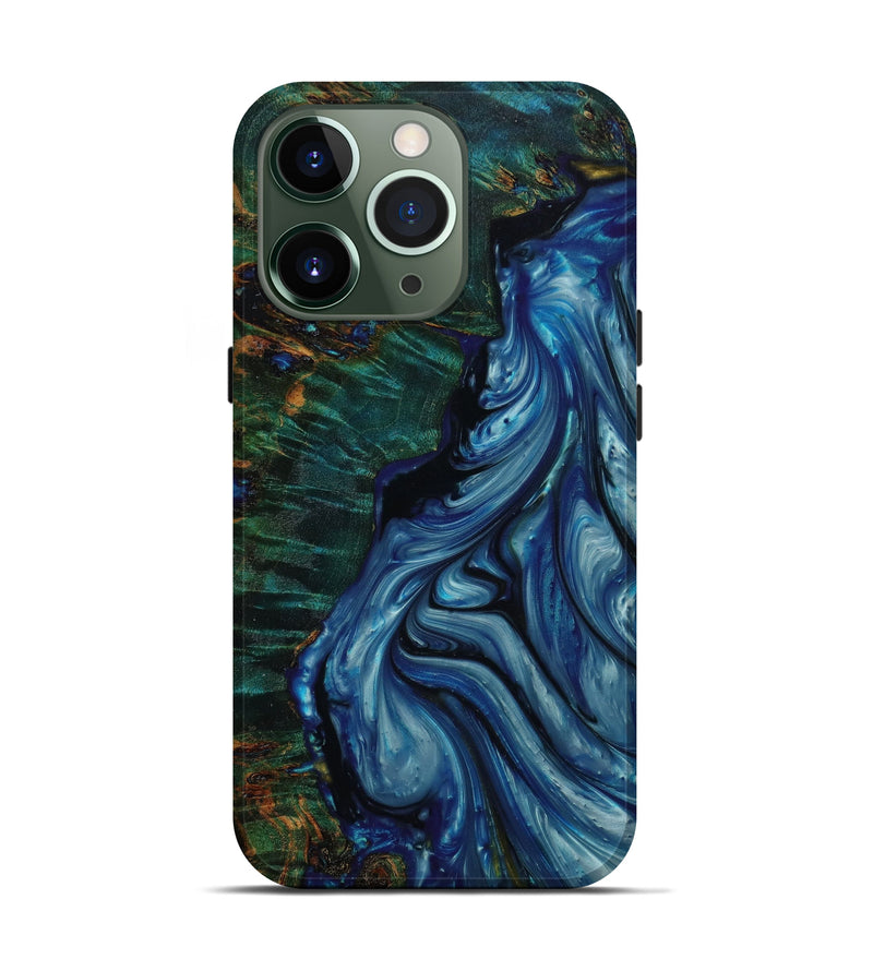iPhone 13 Pro Wood+Resin Live Edge Phone Case - Jarrett (Artist Pick, 647829)