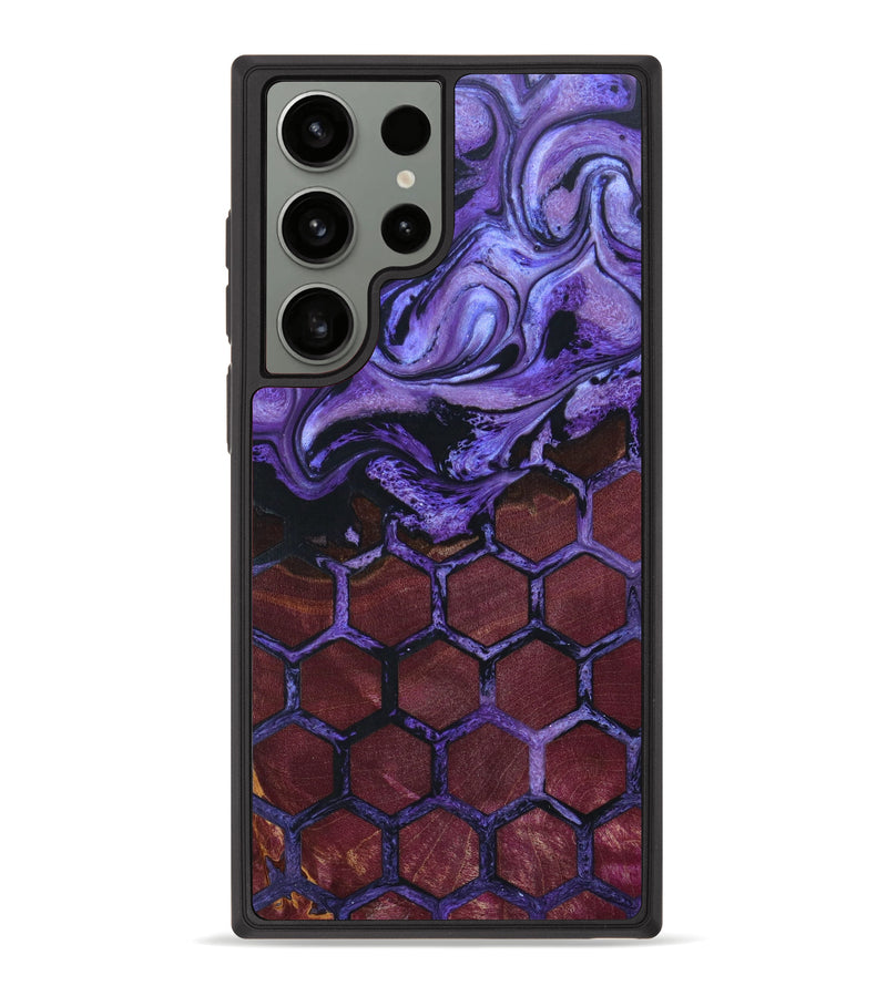 Galaxy S23 Ultra Wood+Resin Phone Case - Jakob (Pattern, 636997)