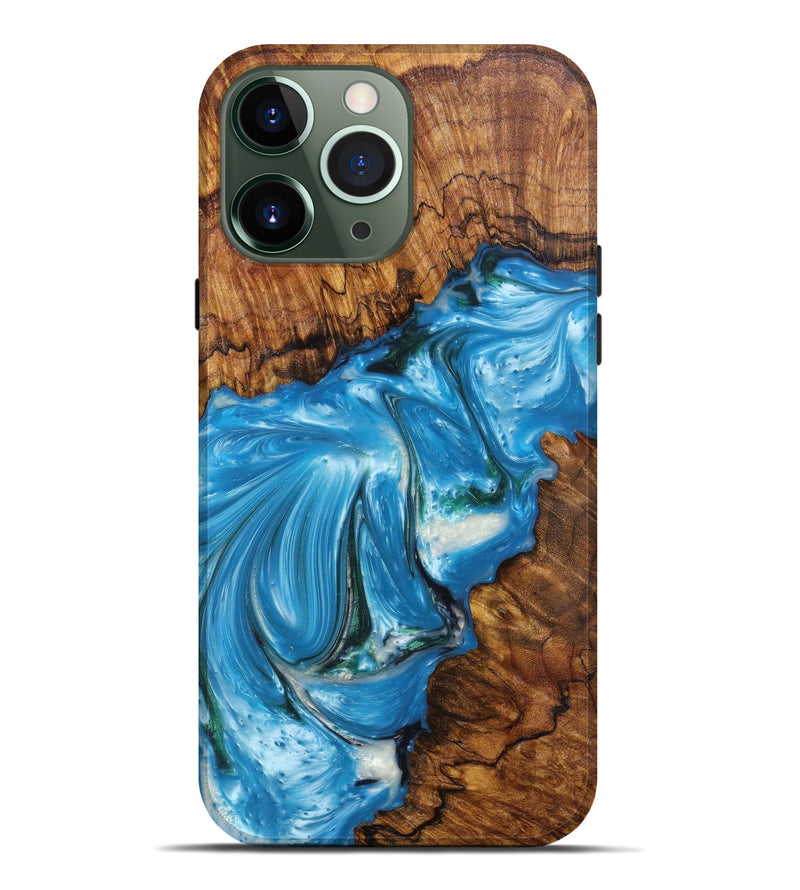 iPhone 13 Pro Max Wood+Resin Live Edge Phone Case - Lexi (Artist Pick, 605697)