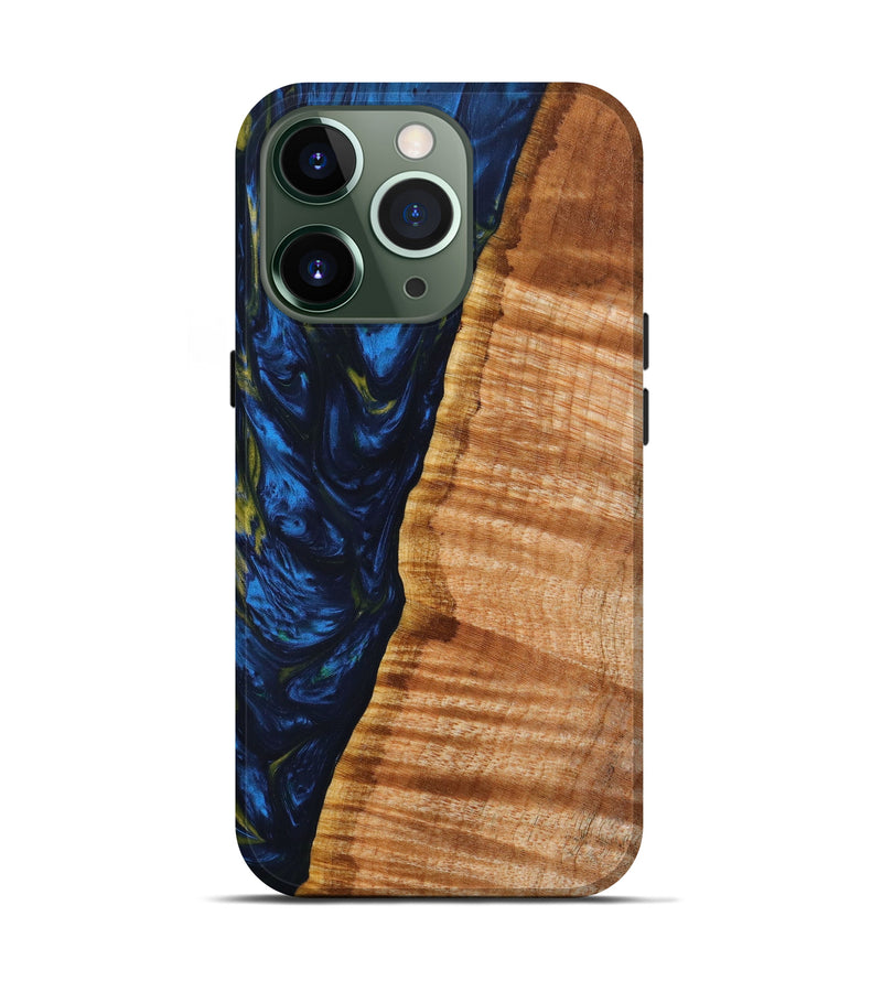 iPhone 13 Pro Wood+Resin Live Edge Phone Case - Wilbur (Artist Pick, 639902)
