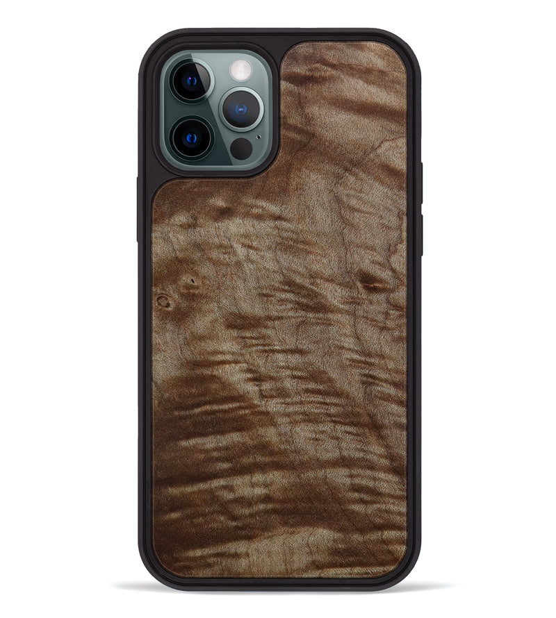 iPhone 12 Pro Wood+Resin Phone Case - Nora (Wood Burl, 646573)