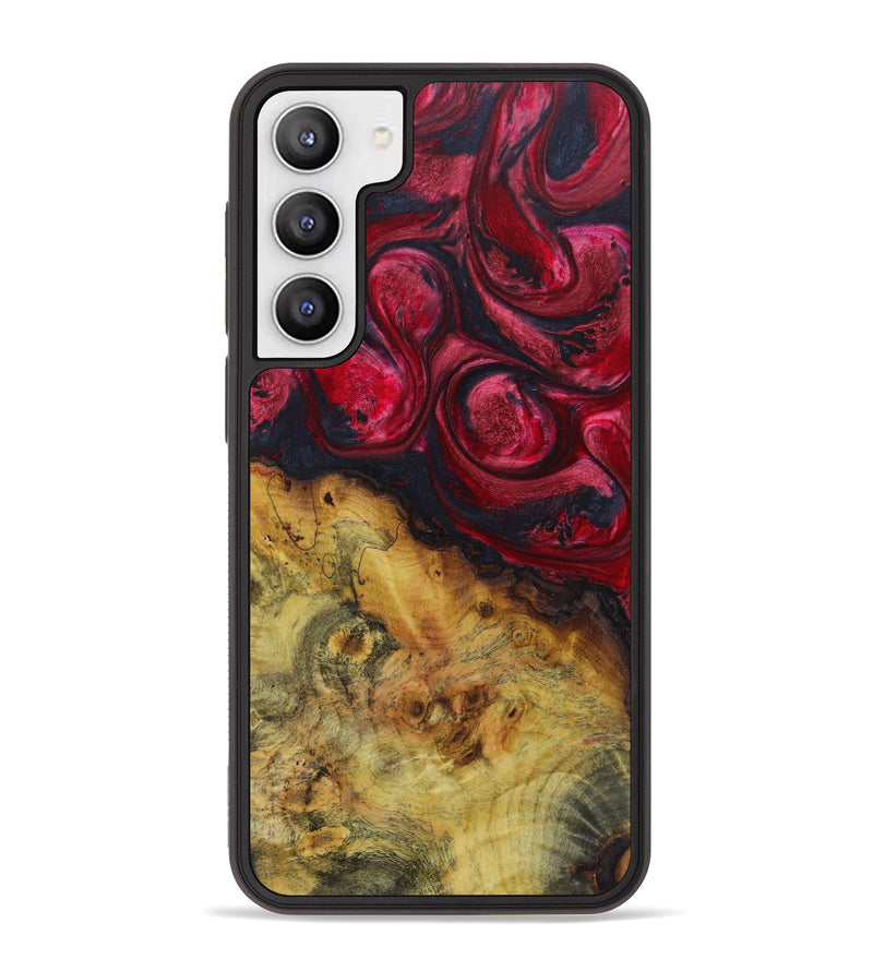 Galaxy S23 Plus Wood+Resin Phone Case - Scott (Red, 622731)