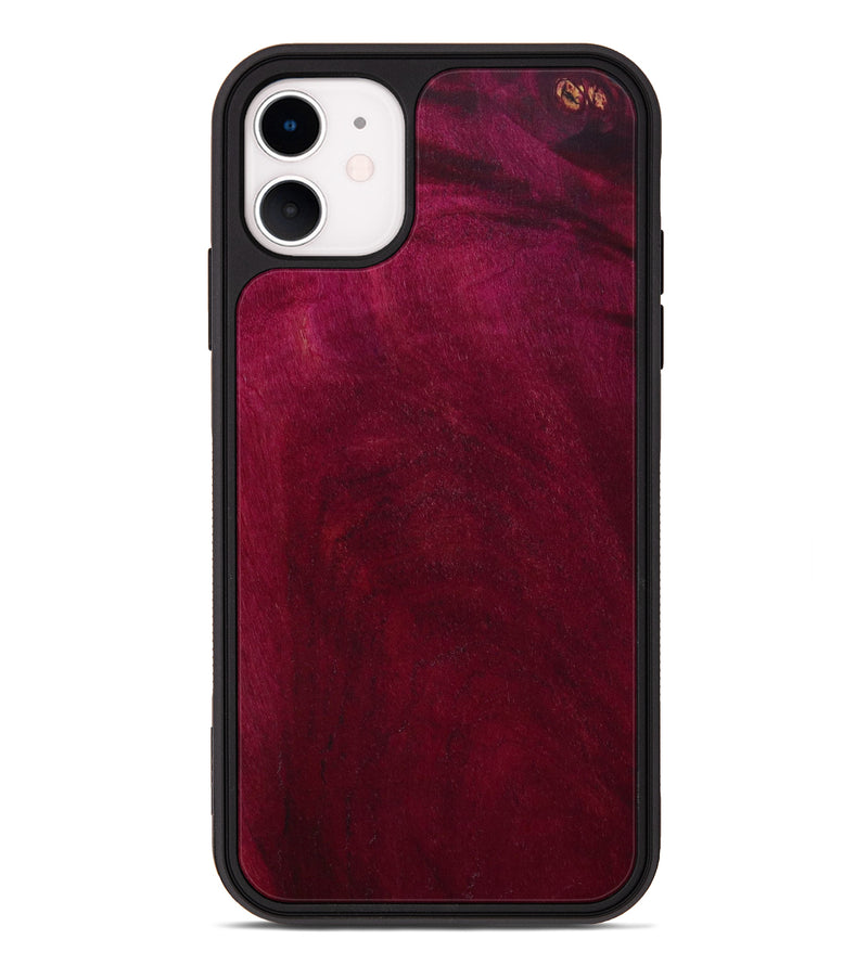 iPhone 11 Wood+Resin Phone Case - Juniper (Wood Burl, 648331)