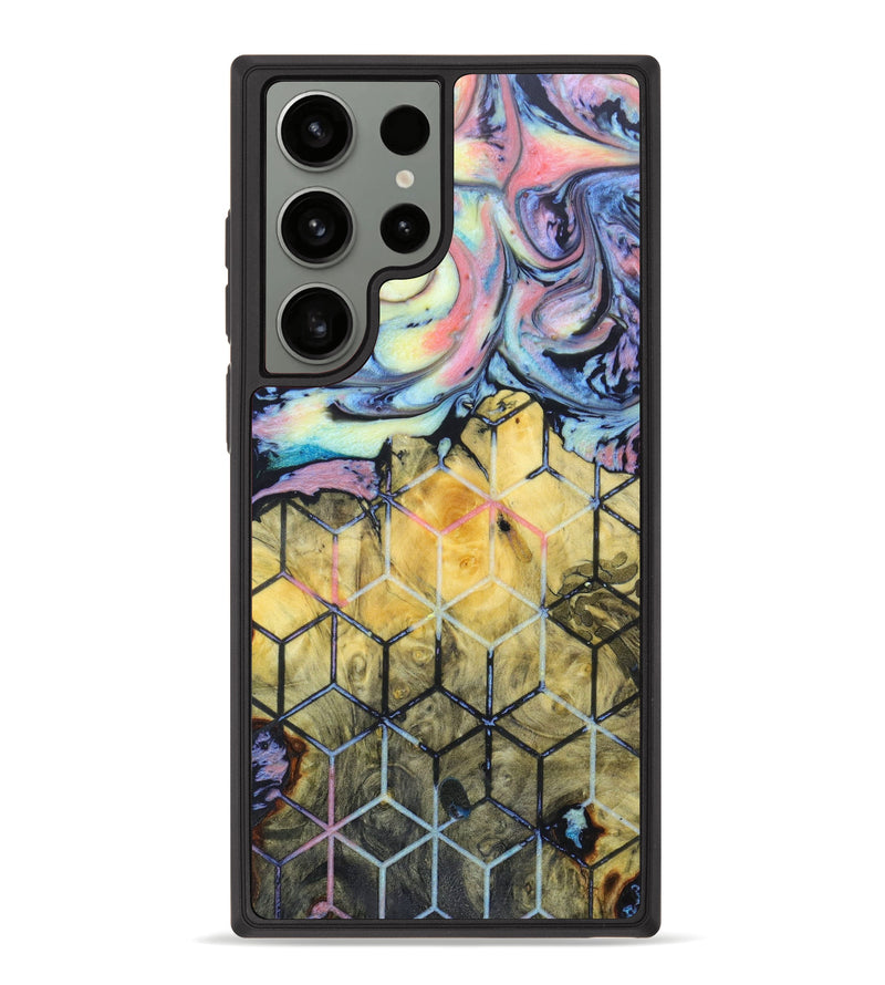 Galaxy S23 Ultra Wood+Resin Phone Case - Kaden (Pattern, 625793)