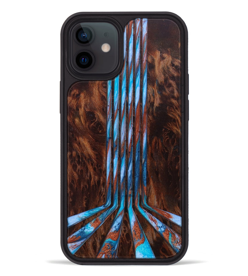 iPhone 12 Wood+Resin Phone Case - Darrell (Retro, 634681)