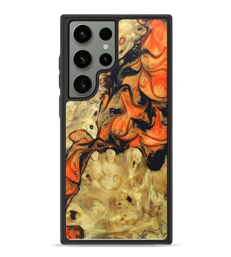 Galaxy S23 Ultra Wood+Resin Phone Case - Cassie (Lava, 625019)