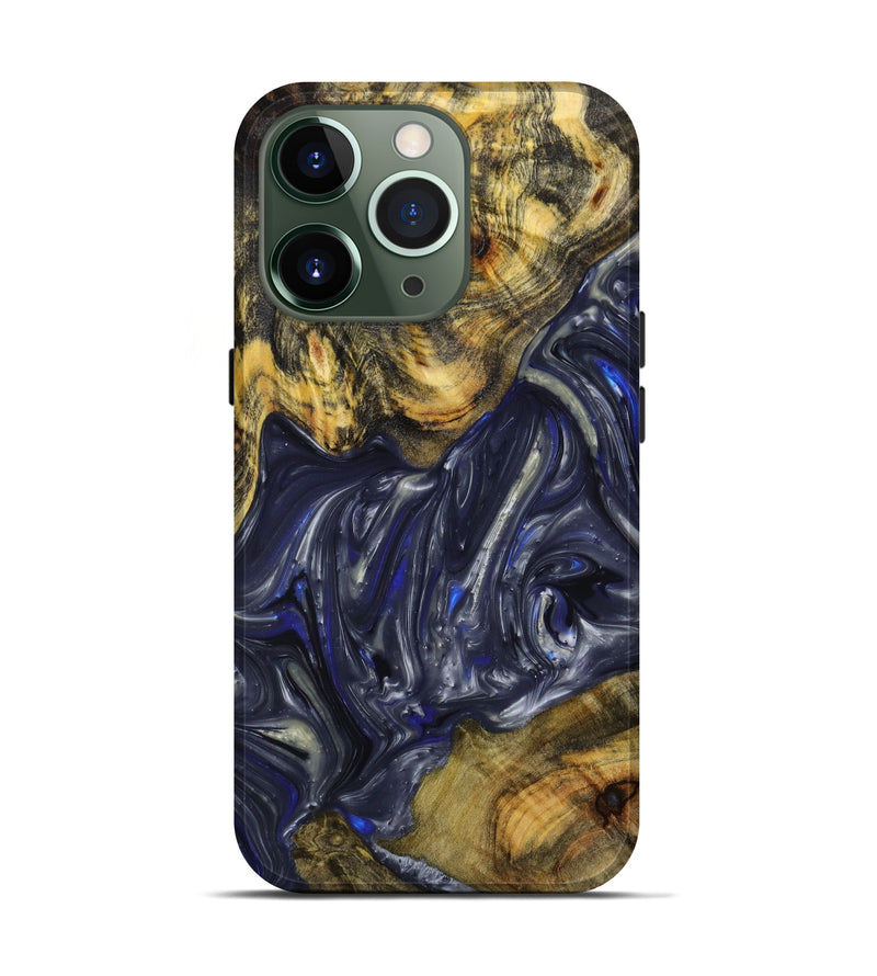 iPhone 13 Pro Wood+Resin Live Edge Phone Case - Iker (Artist Pick, 639670)