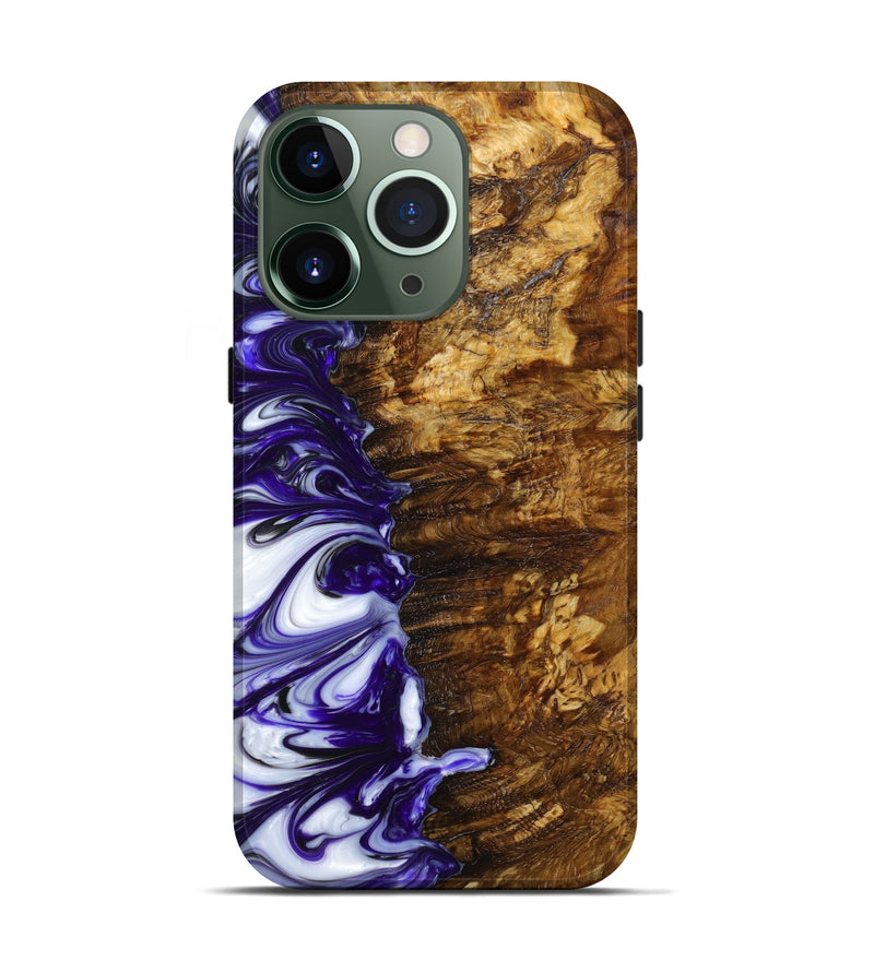 iPhone 13 Pro Wood+Resin Live Edge Phone Case - Harriet (Artist Pick, 633313)