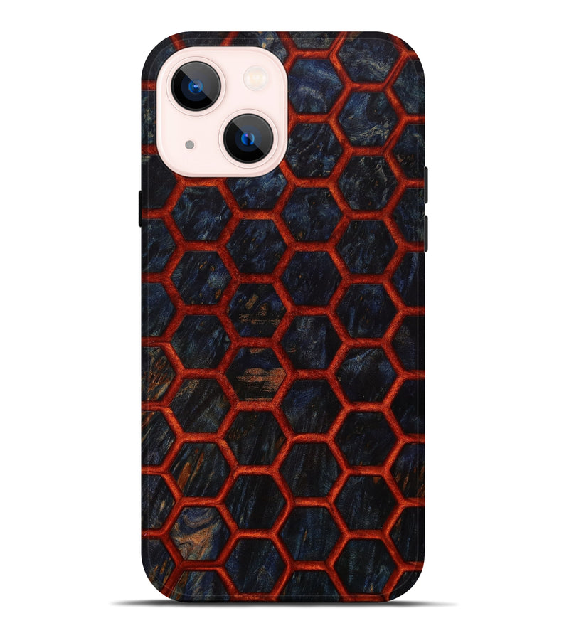 iPhone 14 Plus Wood+Resin Live Edge Phone Case - Horace (Artist Pick, 641921)