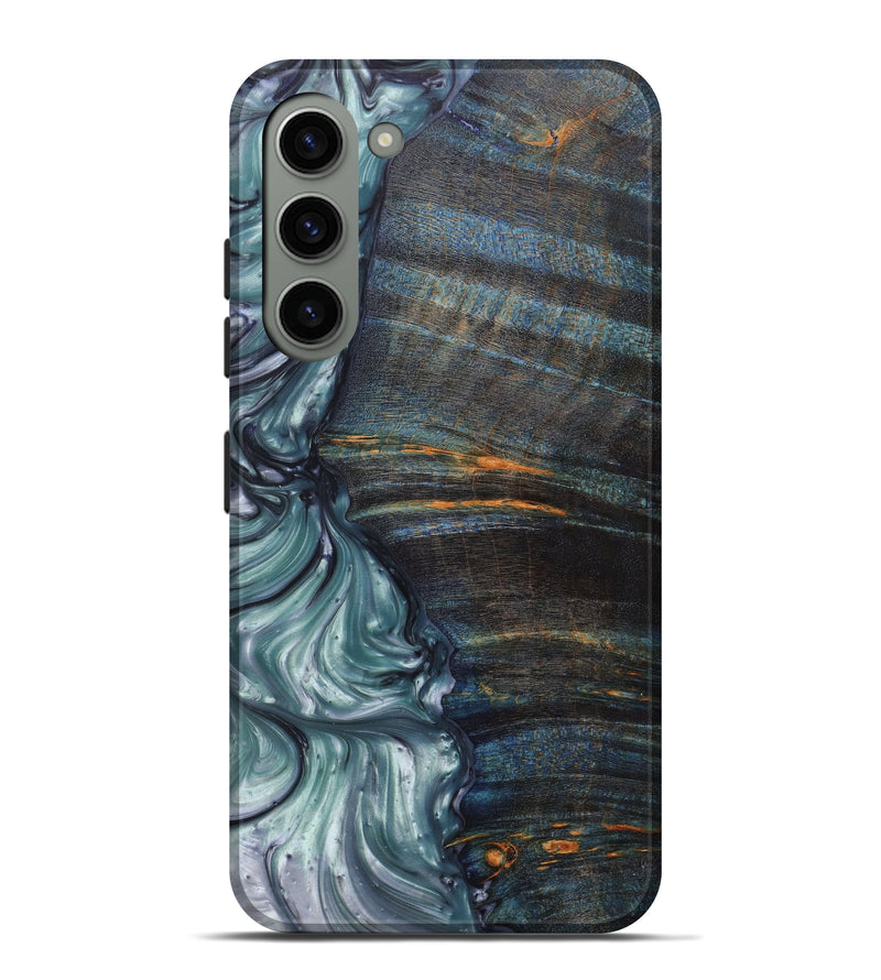 Galaxy S23 Plus Wood+Resin Live Edge Phone Case - Emilie (Artist Pick, 625498)