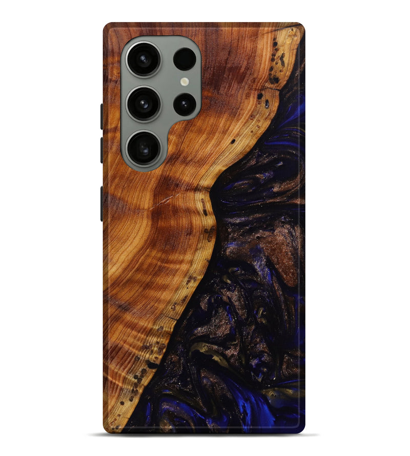 Galaxy S23 Ultra ResinArt Live Edge Phone Case - Giselle (Blue, 622929)